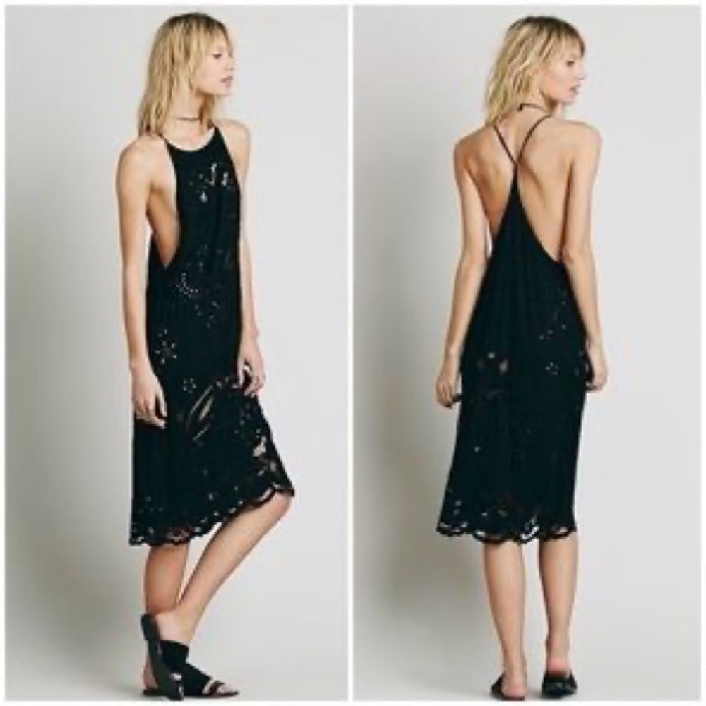 Free People black dress